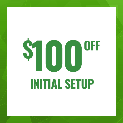 $100 OFF Set Up